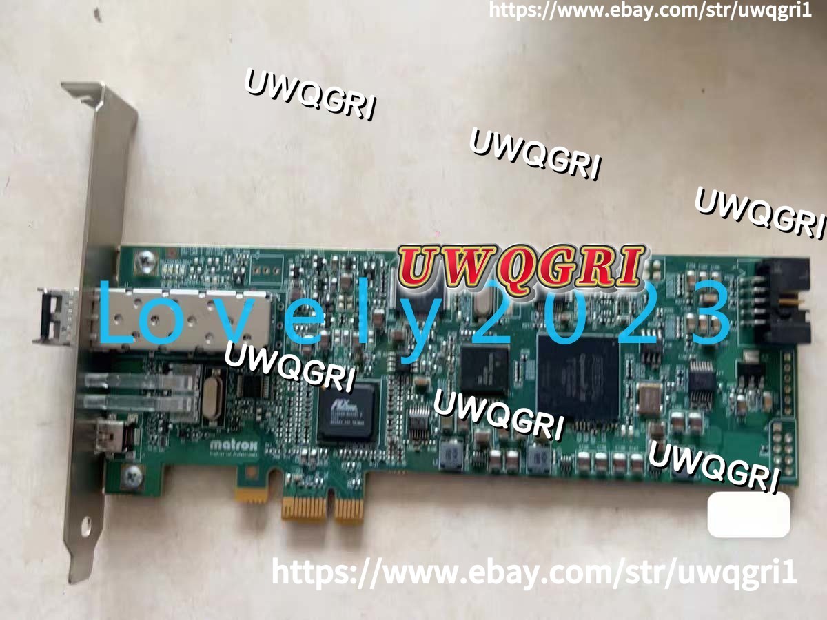 1pc used Matrox XTO2A-FESLPAF Optical Fiber card