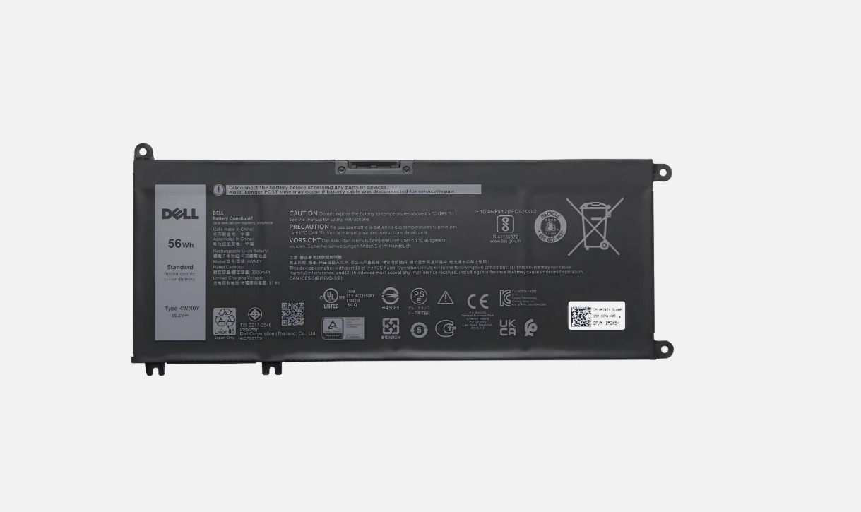 Genuine 4WN0Y Battery for Dell Inspiron 13 7353 7577 7778 7779 M245Y 9P3NW G4MX4
