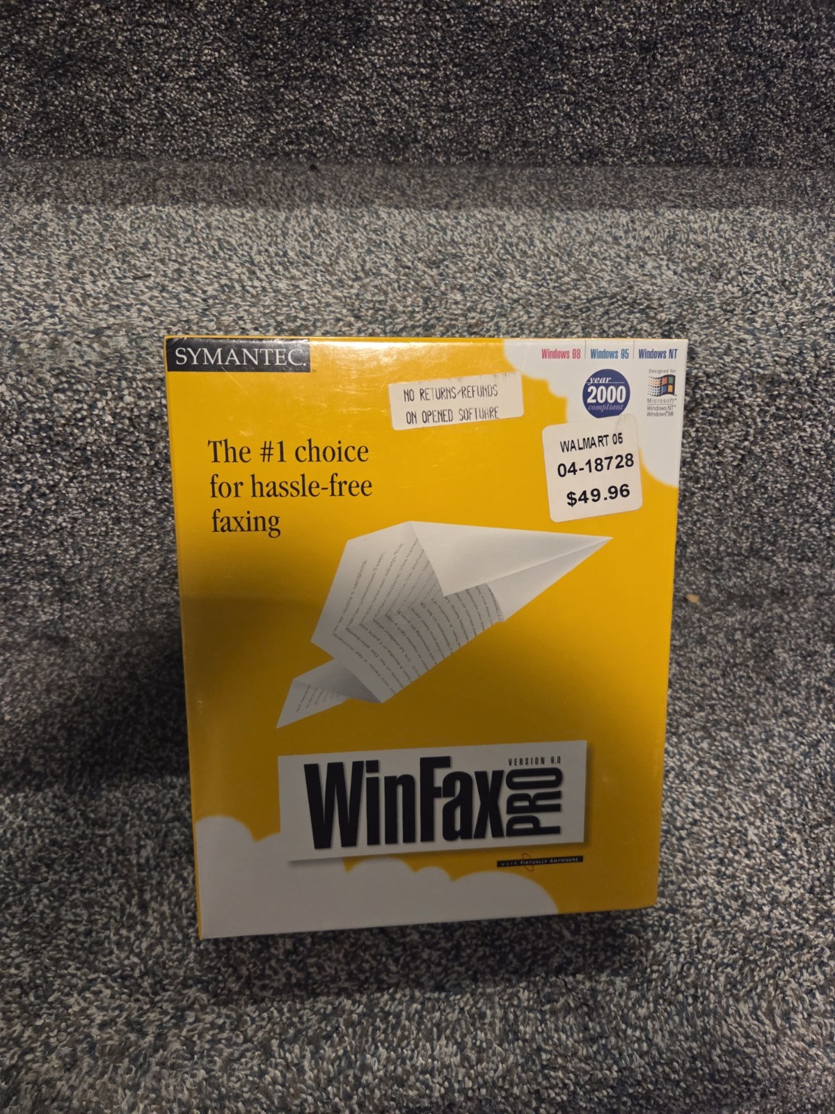 Vintage Winfax Pro Version 9.0 New old stock Sealed