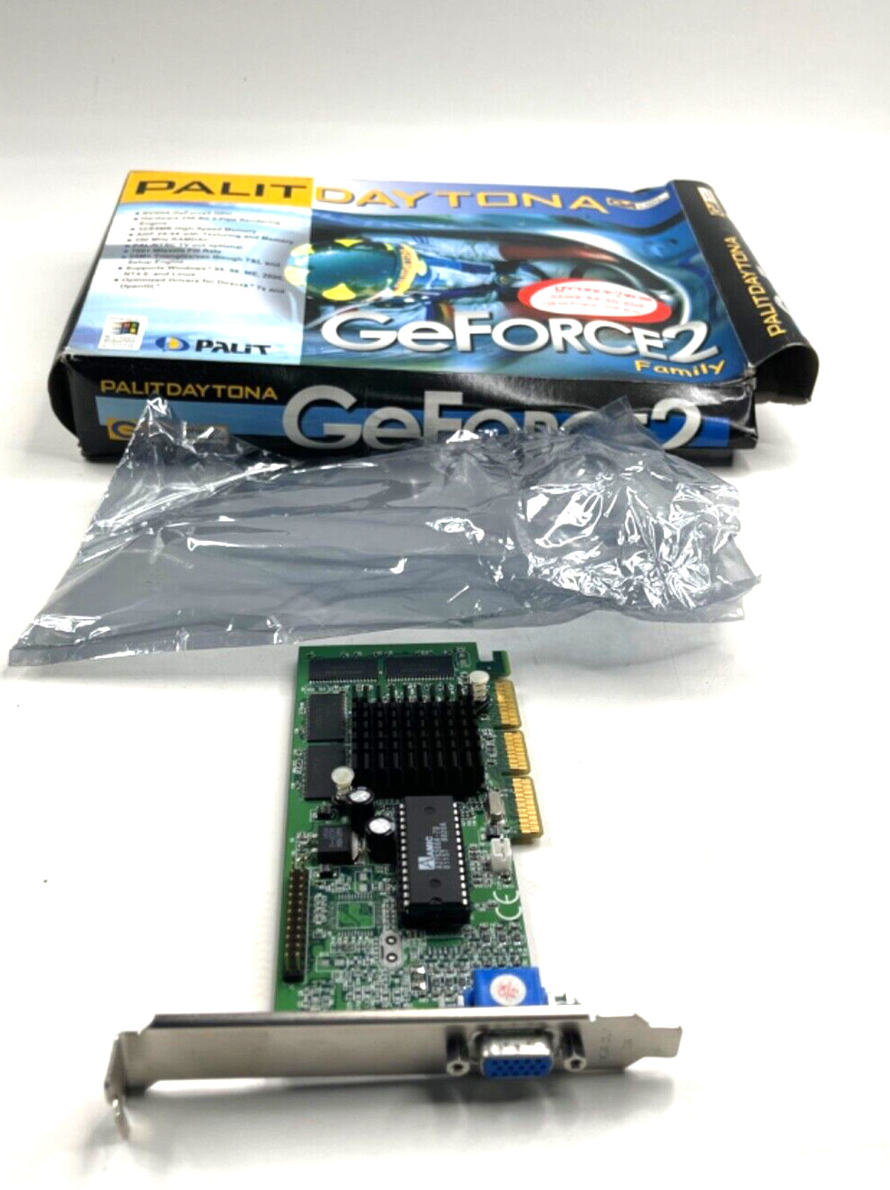 Palit Daytona GeForce 2 MX-200 Family 32MB 64 Bit SDR Graphics Card Vintage