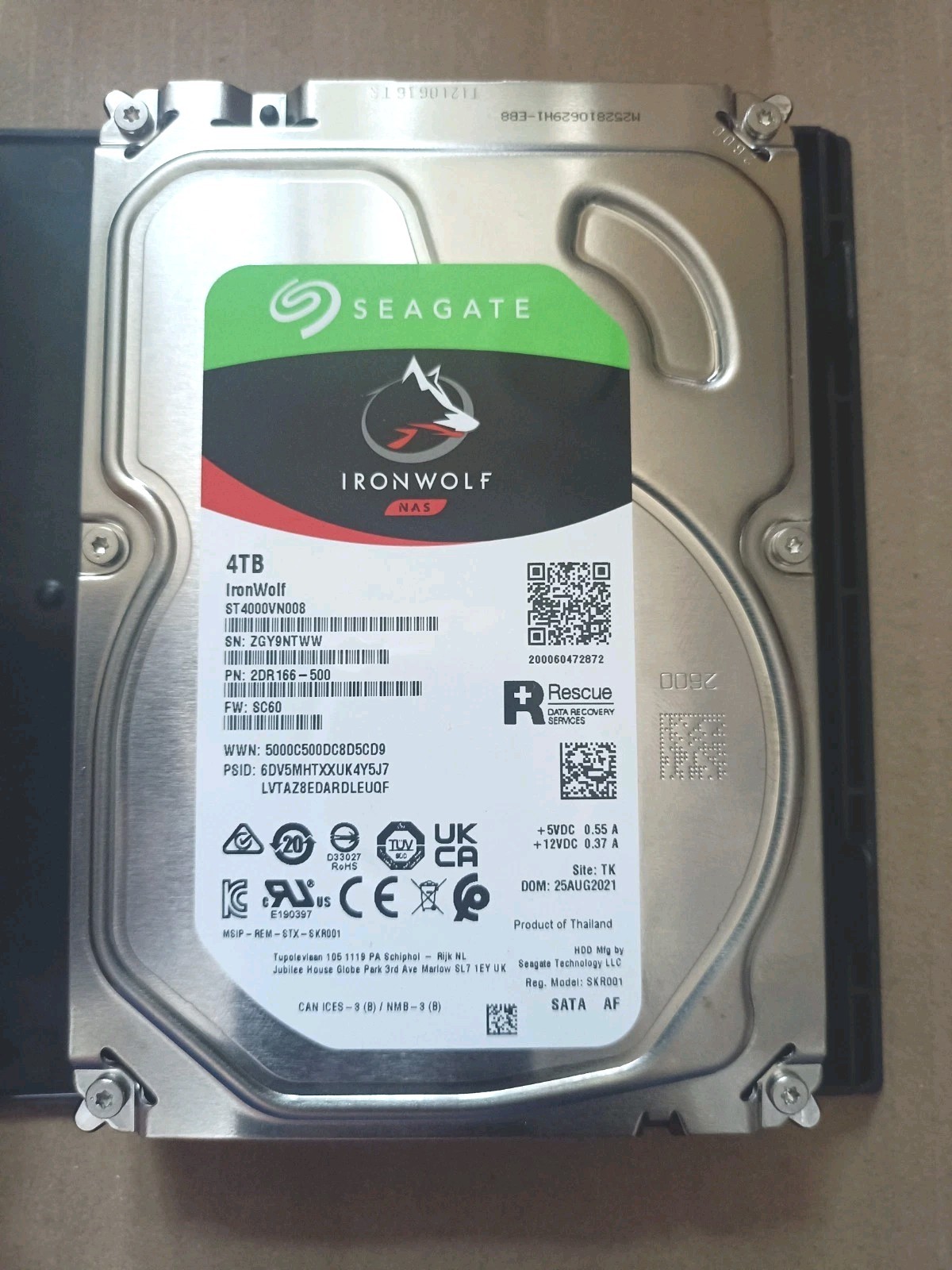 Seagate IronWolf NAS 4TB SATAIII Hard Drives 64MB Cache, 5900RPM