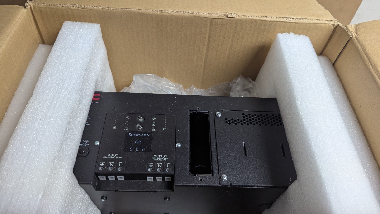 APC SUA500PDR DIN Rail Panel Mount * For Parts - AS23 SERIAL #
