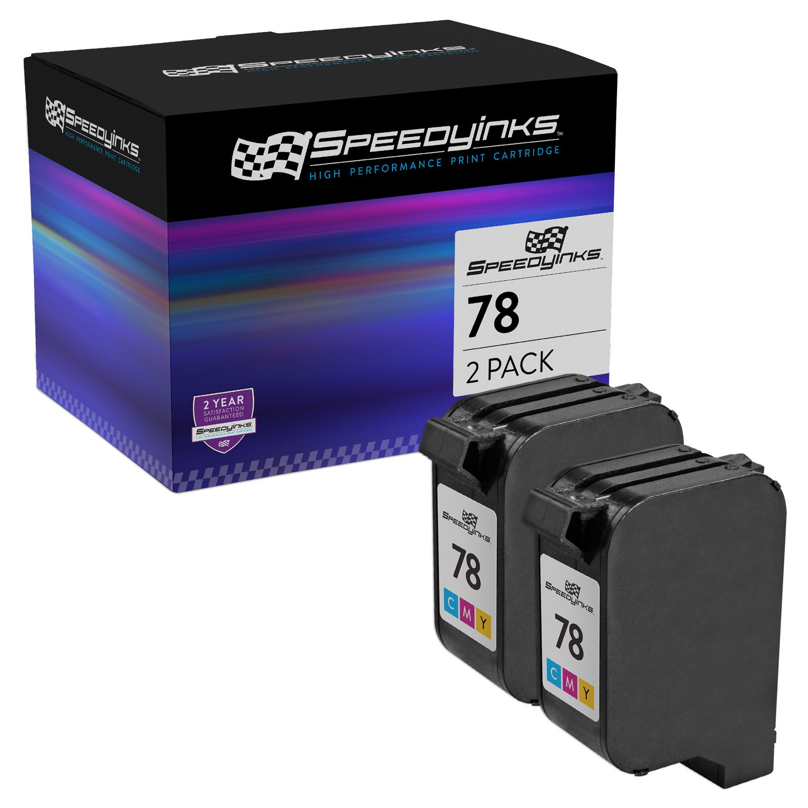 2PK Reman C6578DN for HP 78 COLOR Ink Cartridge Deskjet 920 932 940 930