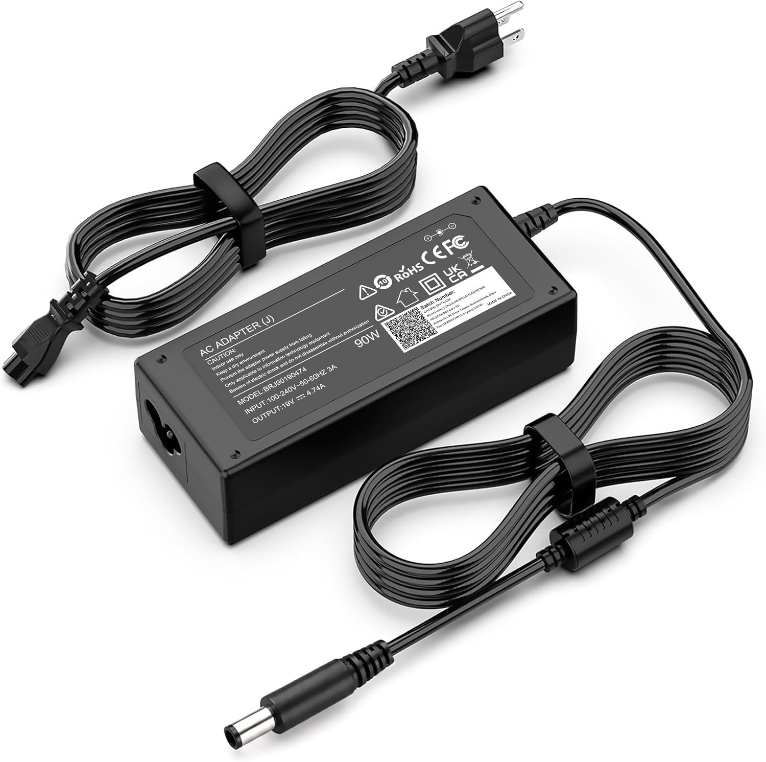 AC Adapter Charger for HP Compaq 6730b 6730s 6735b 6735s Power Supply 19V 4.74A 