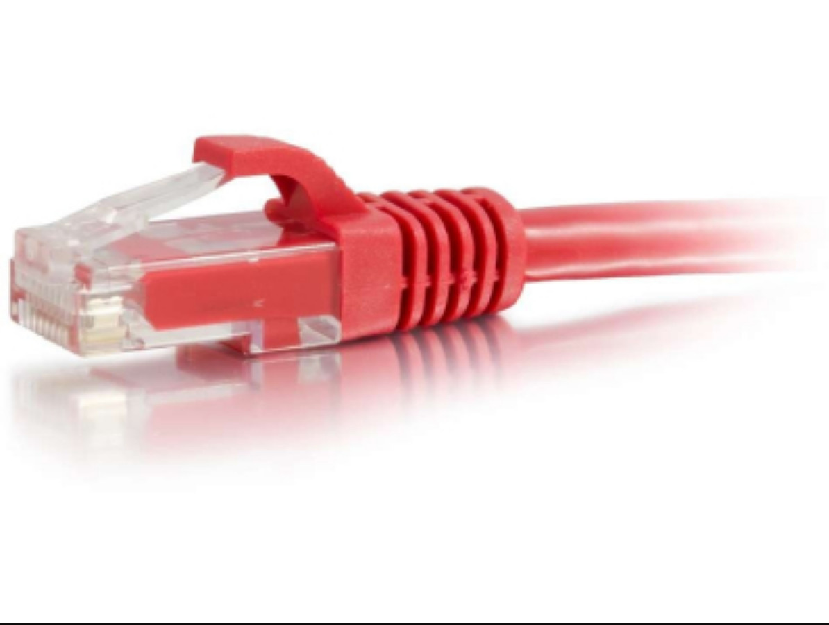C2G 3FT CAT6 SNAGLESS UTP CABLE-RED  - 27181