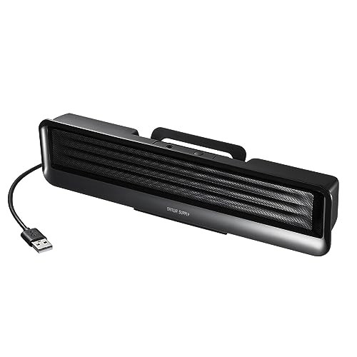 Sanwa Supply MM-SPBT5BK Bluetooth-enabled 3-way clip-on speakerfrom JP