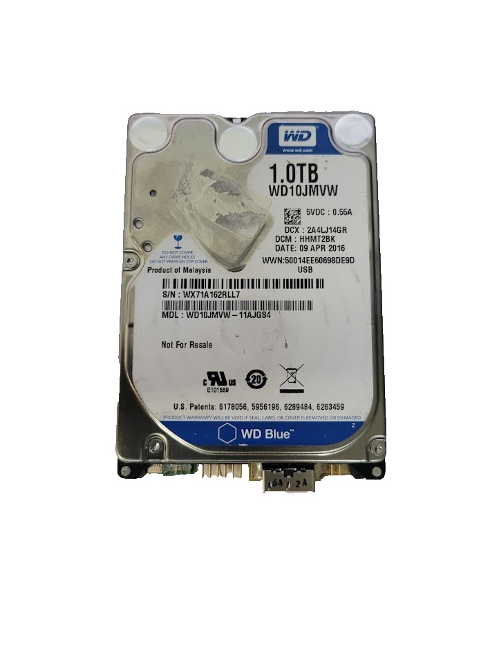 WESTERN DIGITAL WDC WD10JMVW-11AJGS4 1TB 2.5 USB External Drive