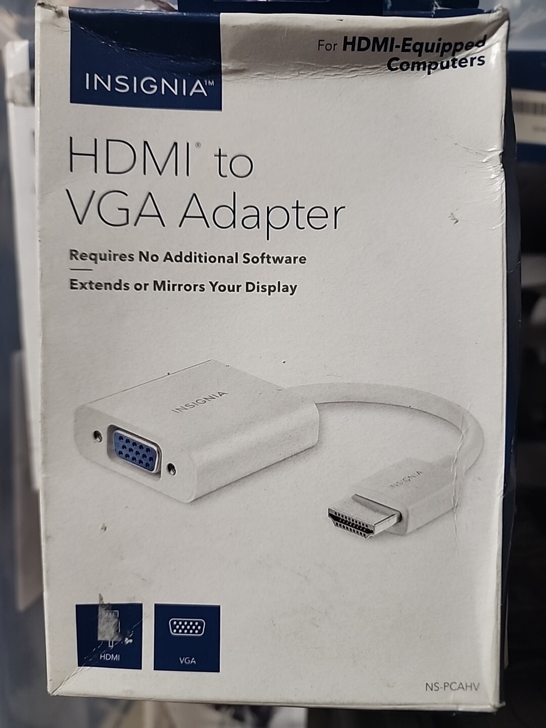Insignia NS PCAHV HDMI to VGA Adapter OPEN BOX