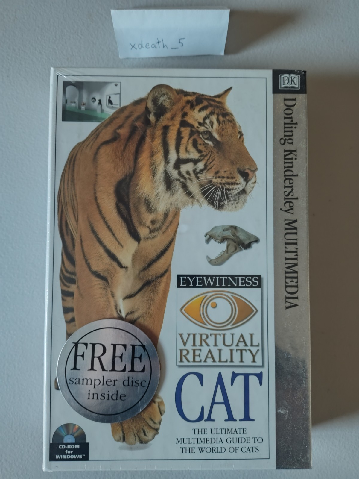 Eyewitness Virtual Reality Cat Book and CD-Rom For Windows Sealed New DK