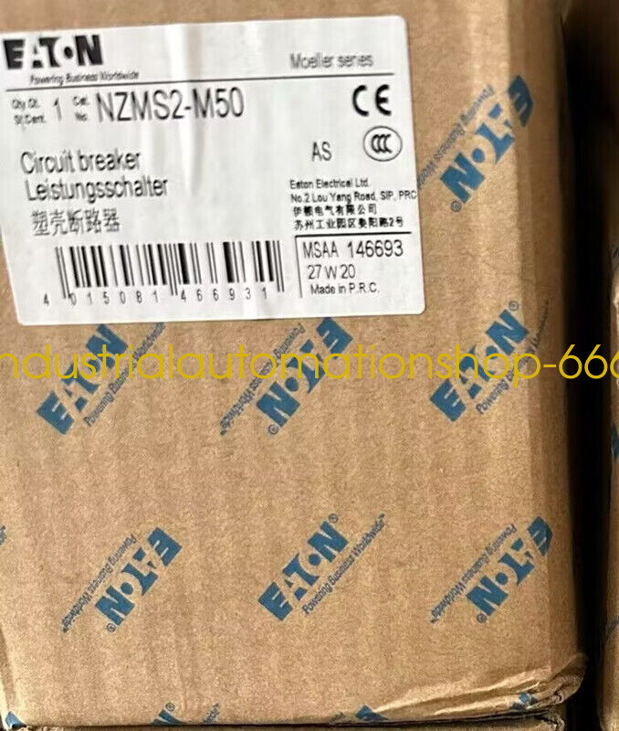 1Pcs New NZMS2-M50 Molded case circuit breaker Via DHL or FedEX