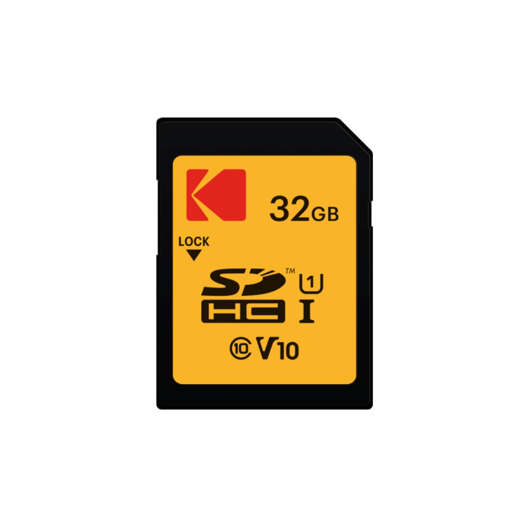 Kodak 32GB Class 10 UHS I U1SDHC Memory Card FAST Storage