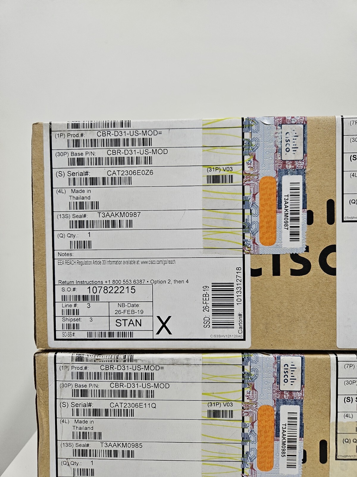 CISCO CBR-D31-US-MOD UPSTREAM US MODULE Brand New Sealed 