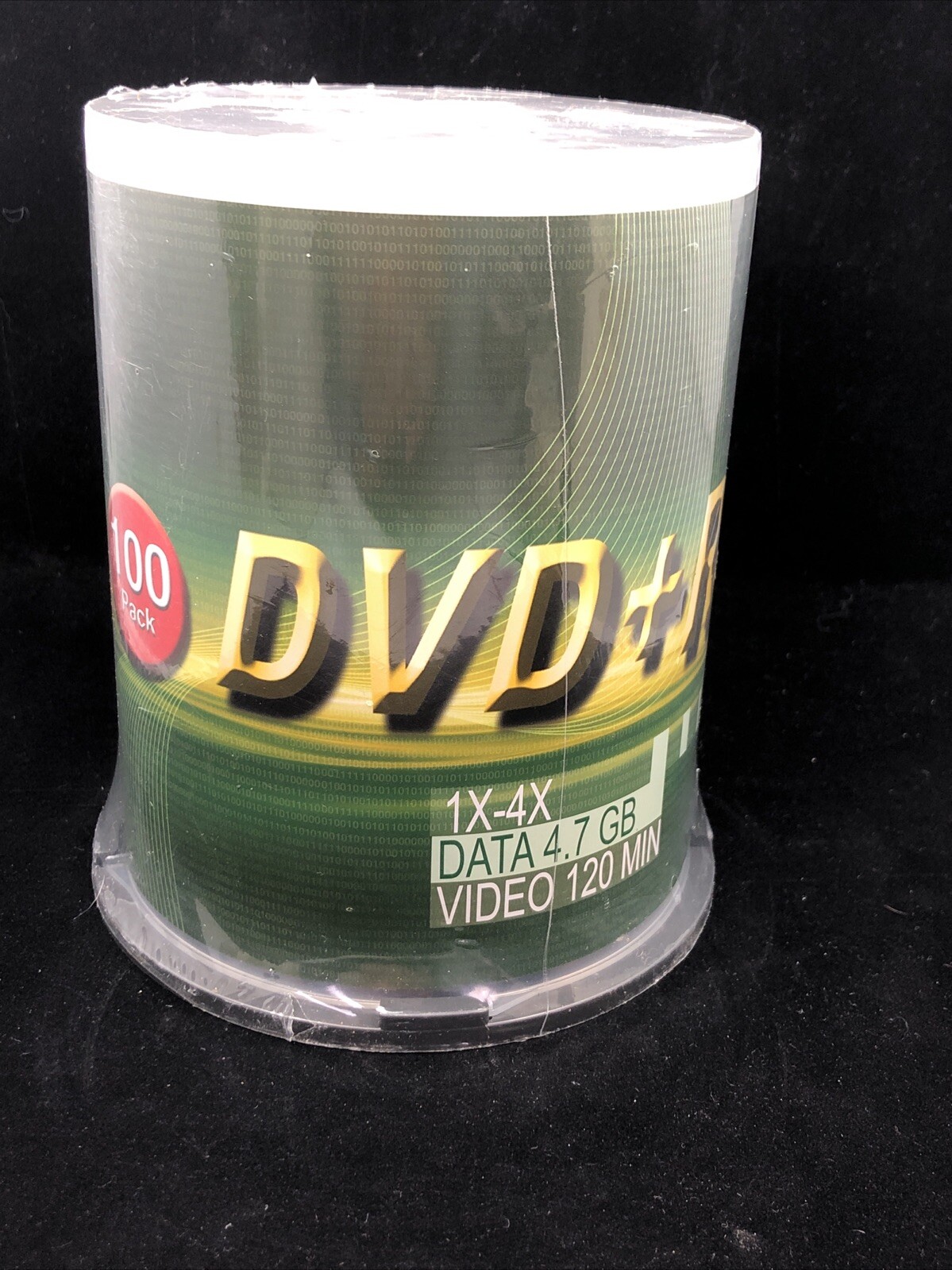 NEW SEALED Pack of 100 DVD-R 4.7 GB 120 Min 1X-4X Speed