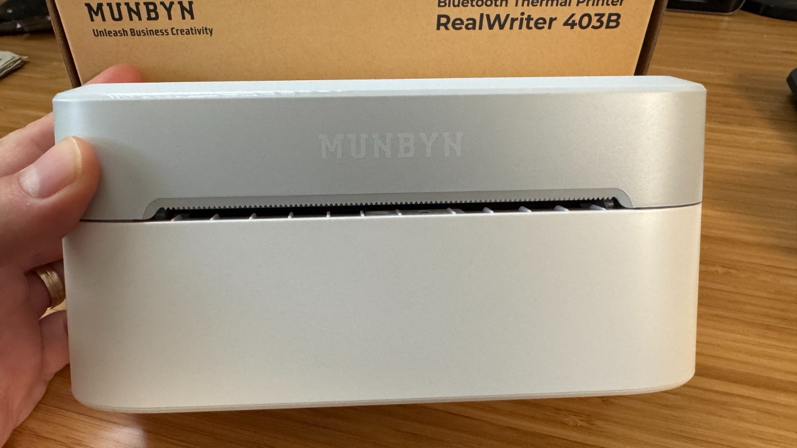 Munbyn Bluetooth Thermal Printer. Realwriter 403B