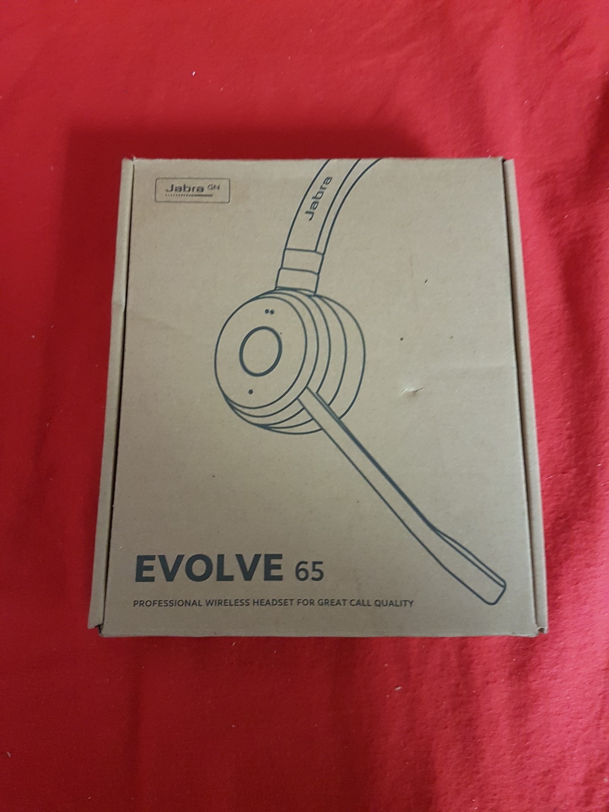 Jabra Evolve 65 TE 3rd Edition Wireless Bluetooth USB Headset Teams Zoom PC Mac