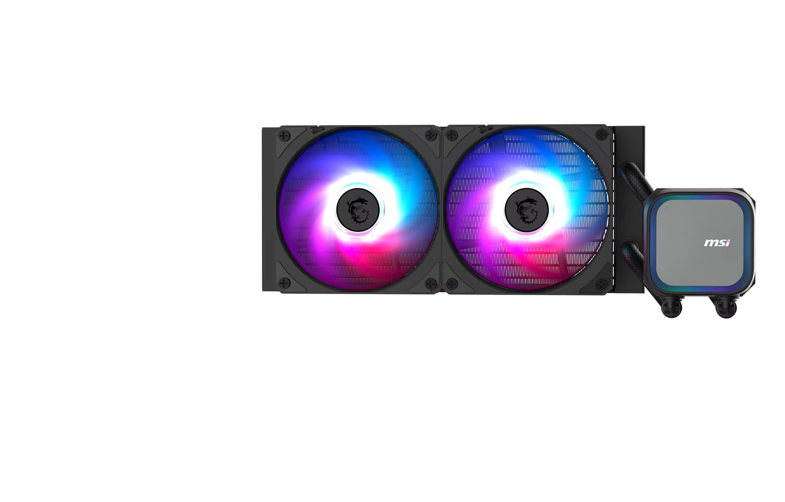 MSI - MAG Core Liquid A13 240 ARGB Liquid CPU Cooler, 240mm Radiator, Dual 12...
