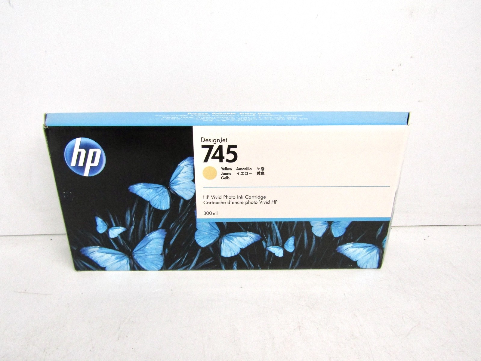 OEM HP 745 YELLOW 300ml Ink Cartridge F9K02A for Z2600 Z5600 - Expired 01/2024