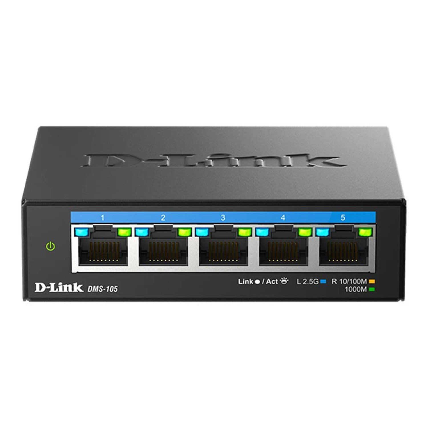 D-Link 5-Port 2.5GB Unmanaged Gaming Switch with 5 x 2.5G - Multi-Gig, Networ...