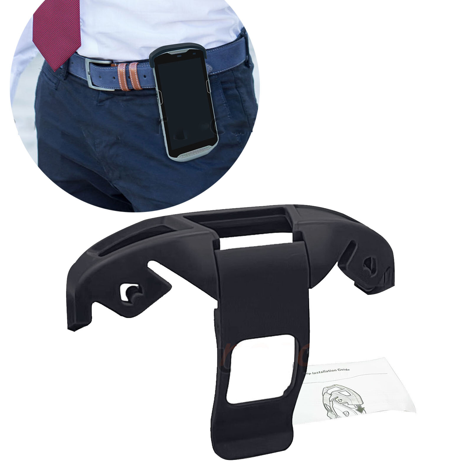 BLACK Plastic Carrying Clip for Zebra TC51 TC52 57 HC Scanner SG-TC51-CLIPHC1-01