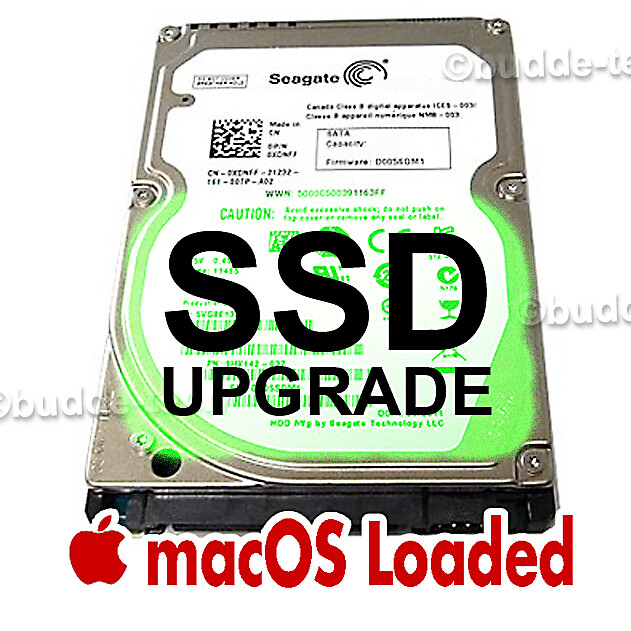 256GB SSD Upgrade Apple Macbook Pro 2.5" 2012 a1278 a1347 Catalina 10.15 solid