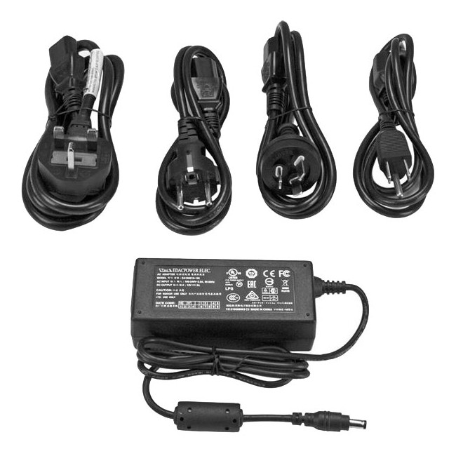 StarTech Replacement 12V DC Power Adapter - 12 Volts 5 Amps (sva12m5na)