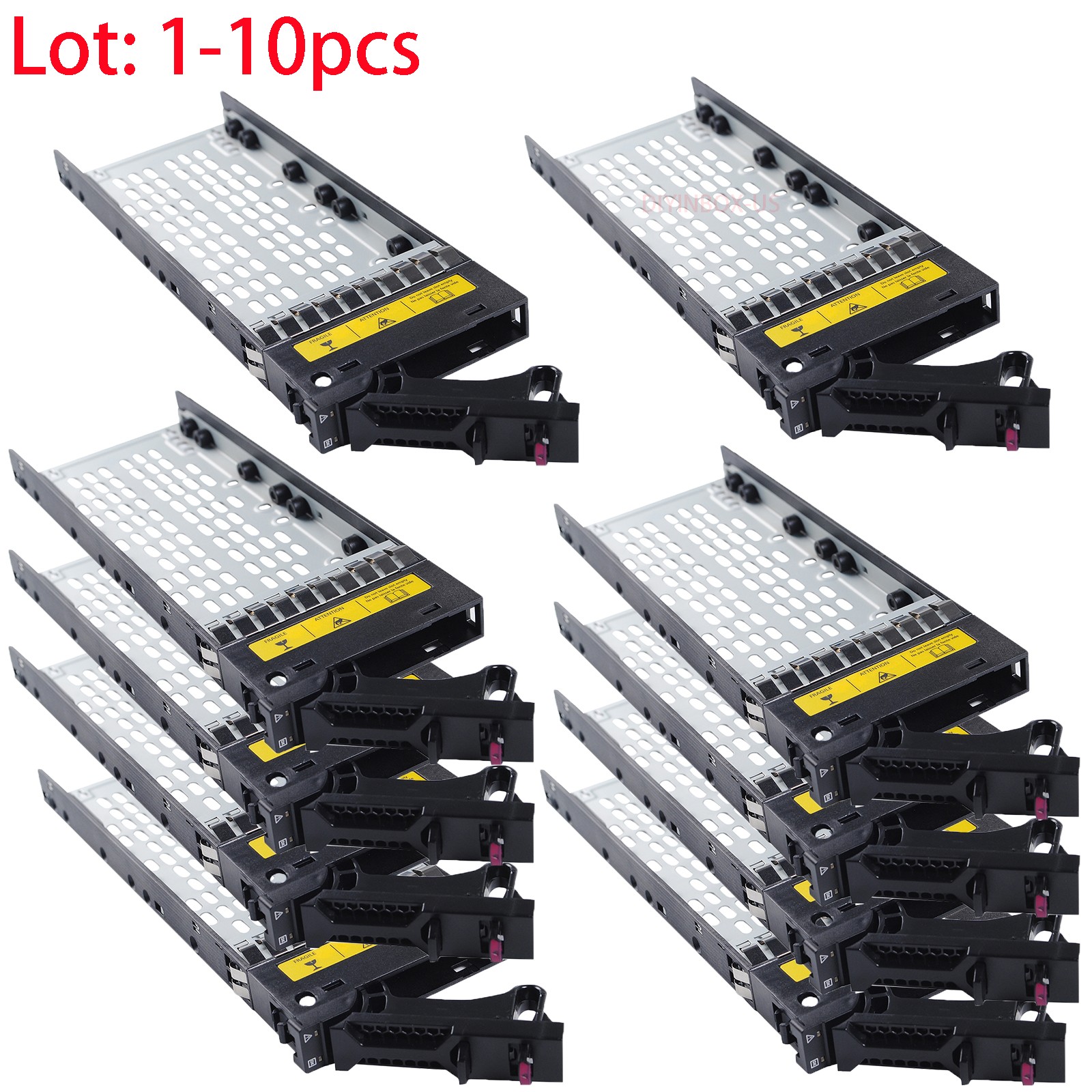 Lot HPE MSA M2 1060 2060 2040 2.5'' SFF HDD SAS Hard Disk Caddy  Tray P14405-001