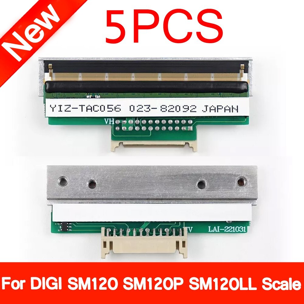 5pc New Thermal Printhead For Digi SM120 SM120LL SM120P Linerless Labeling Scale
