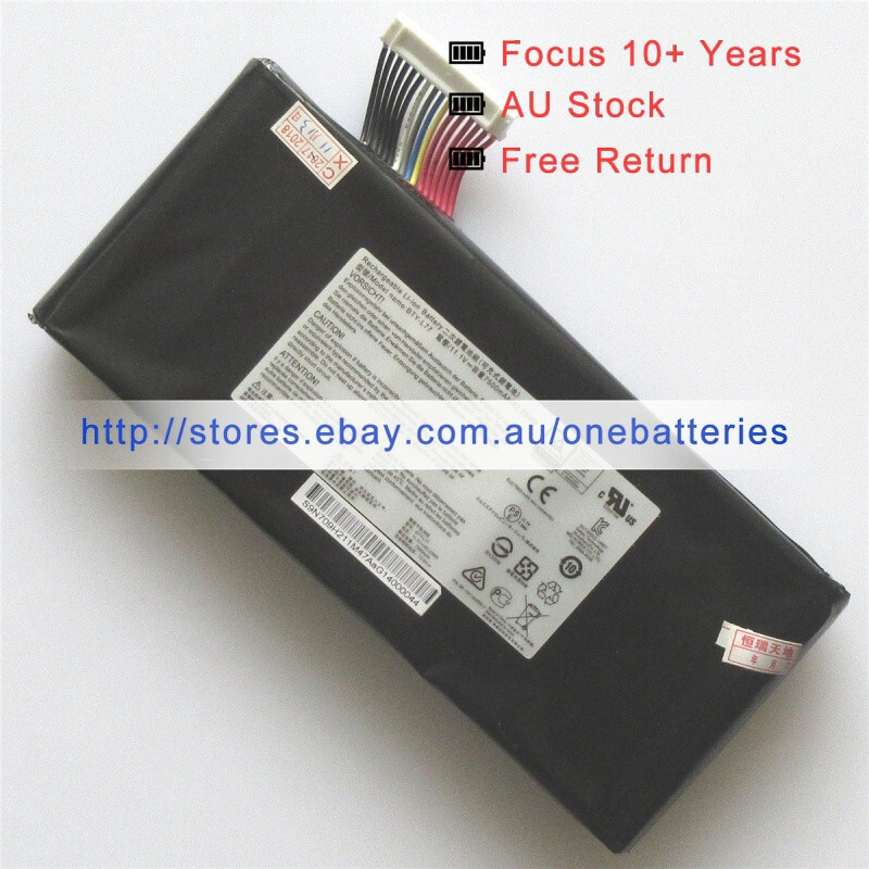 Genuine battery for MSI GT72 2QE GT72 6QE Dominator Pro G GT72 2QE-259FR 83.25W