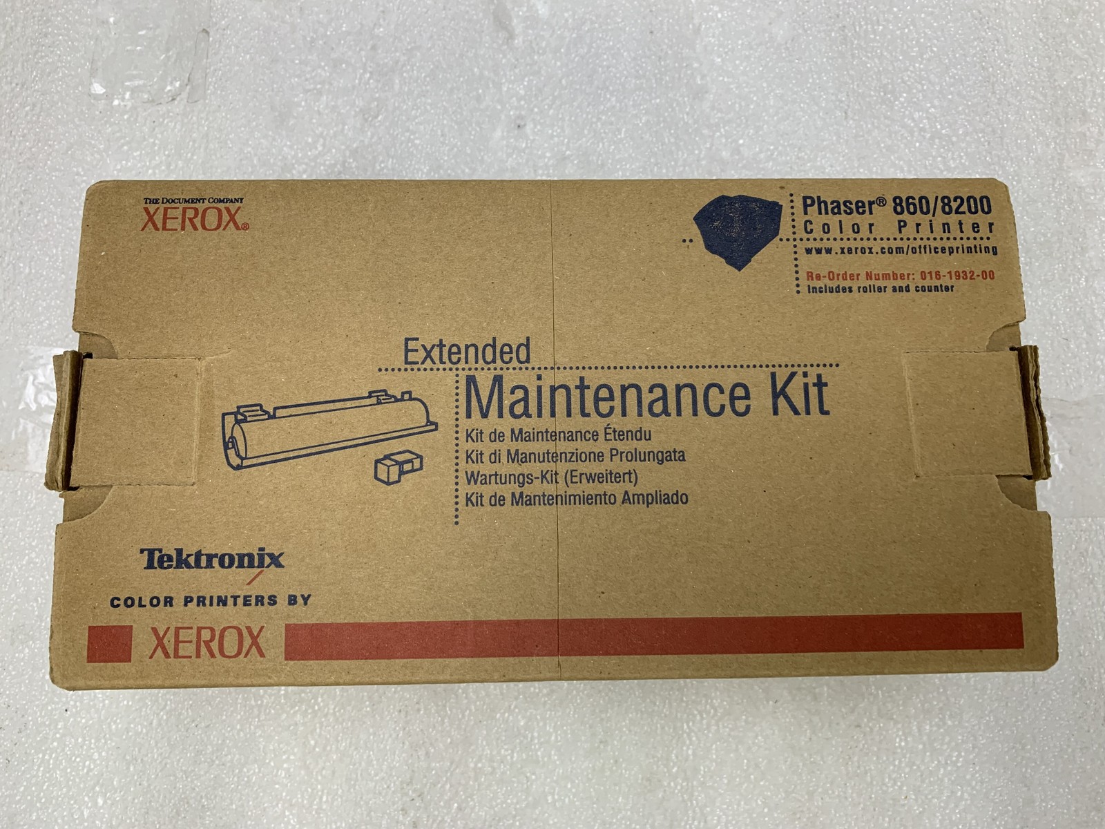 NEW OEM Genuine Xerox 016-1932-00 Phaser 860/8200 Extended Maintenance Kit
