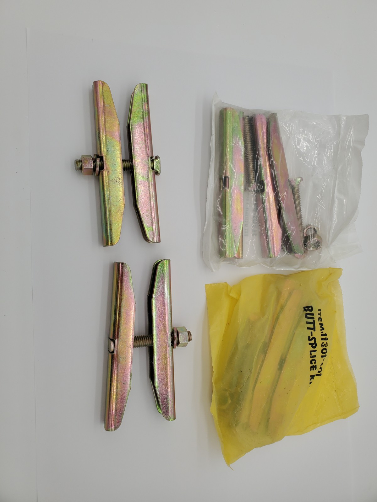 CPI Chatsworth 11301-001 Butt - Splice Kit 1-1/2" x 3/8"  Gold 1 lot of 2