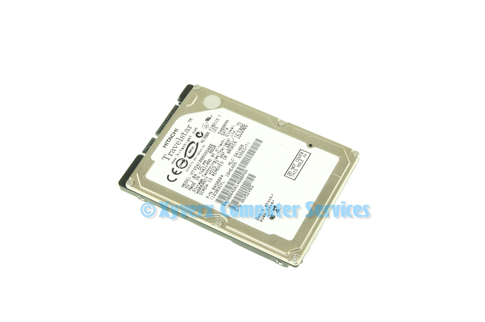 HTS541080G9SA00 GENUINE HITACHI HARD DRIVE 80GB 5400RPM SATA (GRADE A) (CA213)