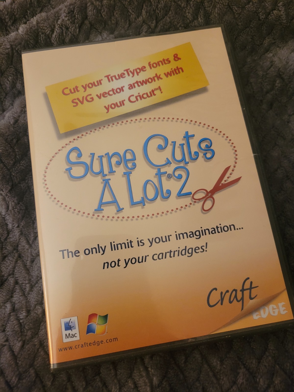 Sure Cuts A Lot 2 Software, VERY RARE