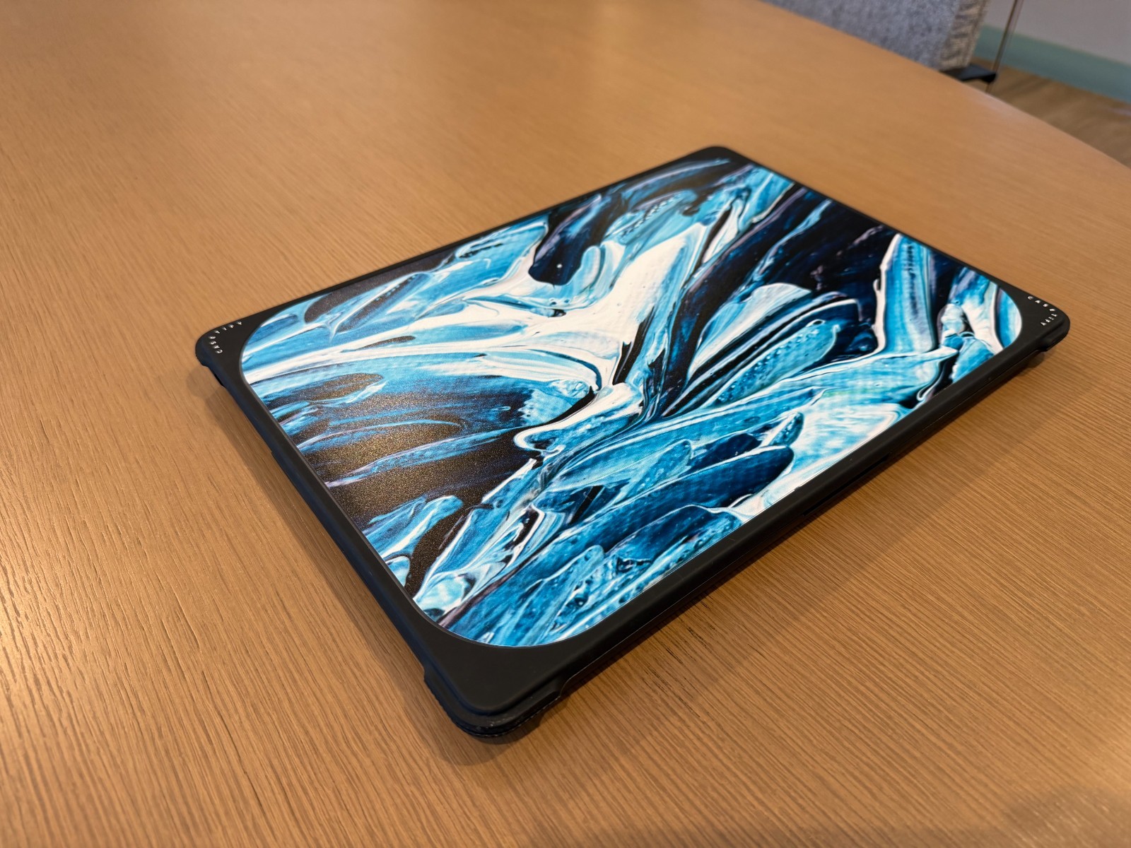 Casetify MacBook Pro 16” (2021-2026) Blue Waves Crashing Pattern Bounce Case
