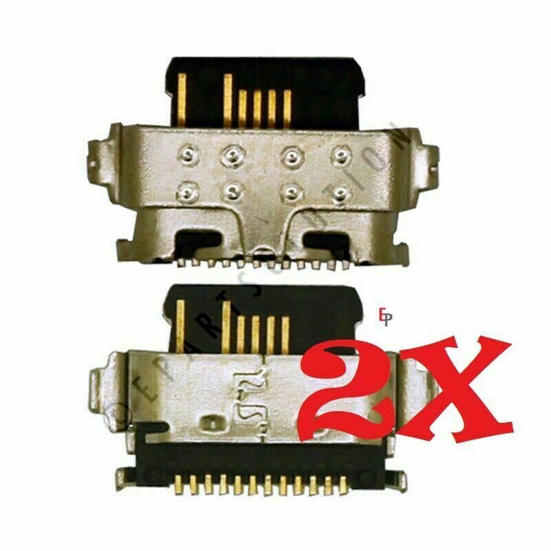 2X Alcatel Joy Tab 2 9032Z 3T 2020 8.0" C Type USB Charging Port Dock Connector