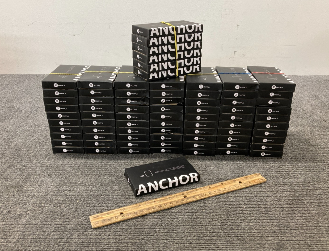 Lot of 77 Multplx Anchor Universal Laptop 3.5mm Security Lock Adapter - Open Box