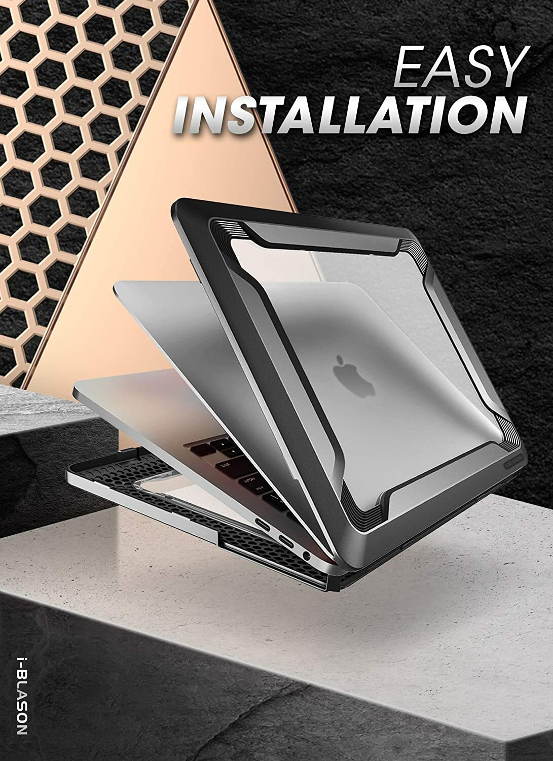 For MacBook Pro 16" 2019 i-Blason Multi-Layered Protective Case Shockproof Cover