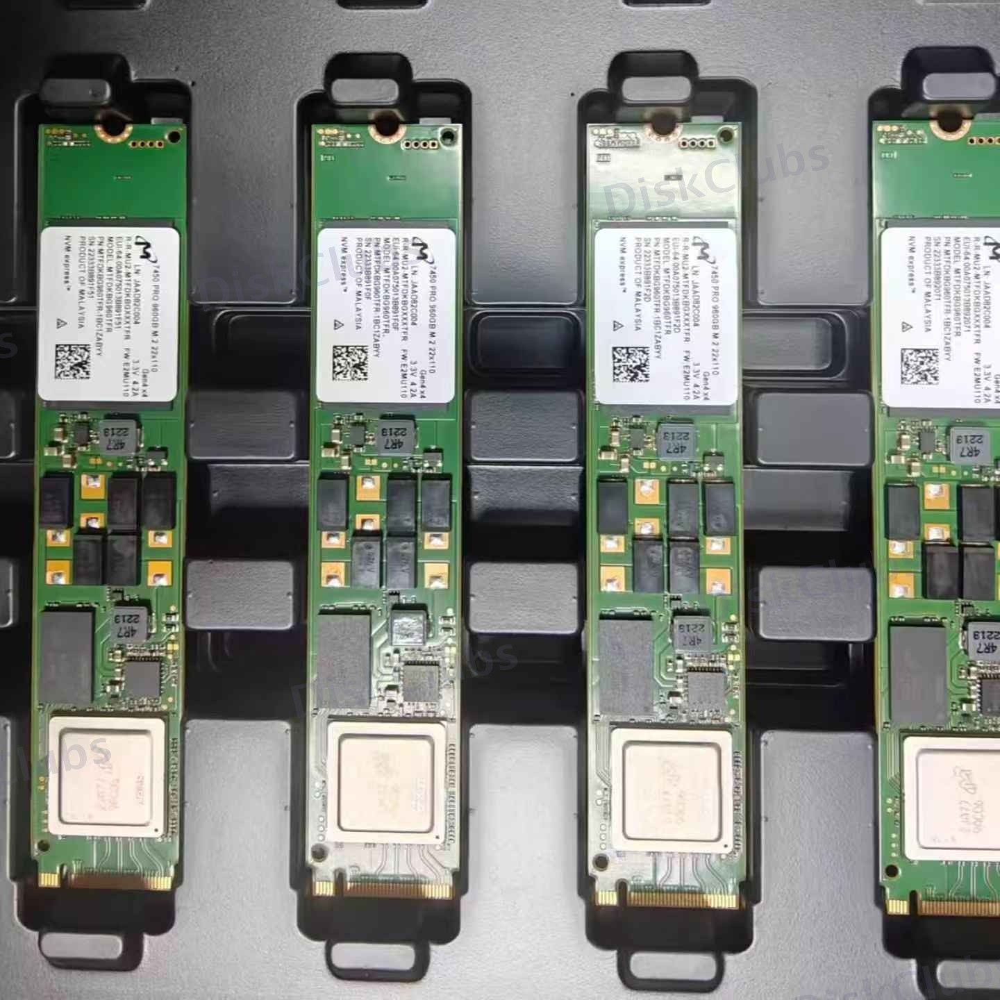 1x Micron 7450 PRO 960GB M.2 SSD 22110 NVME PCIe 4.0 MTFDKBG960TFR-1BC1ZABYY