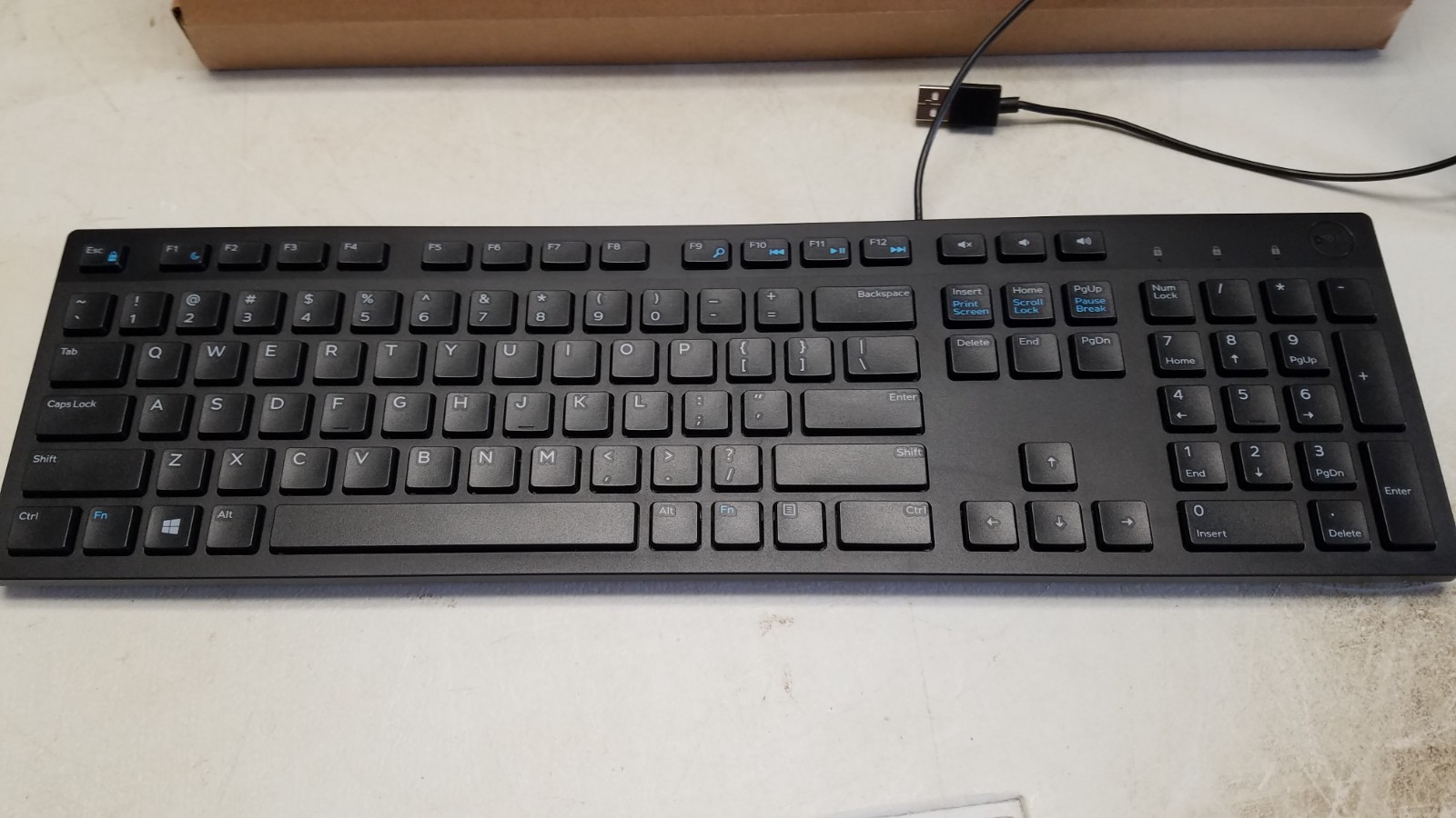 Dell 580-ADMT KB216 Wired Keyboard - Black (C)