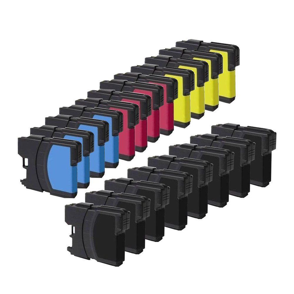 New 20PK Ink For Brother MFC-J435W MFC-J625DW MFC-J825DW LC75 LC71 LC75BK LC75C