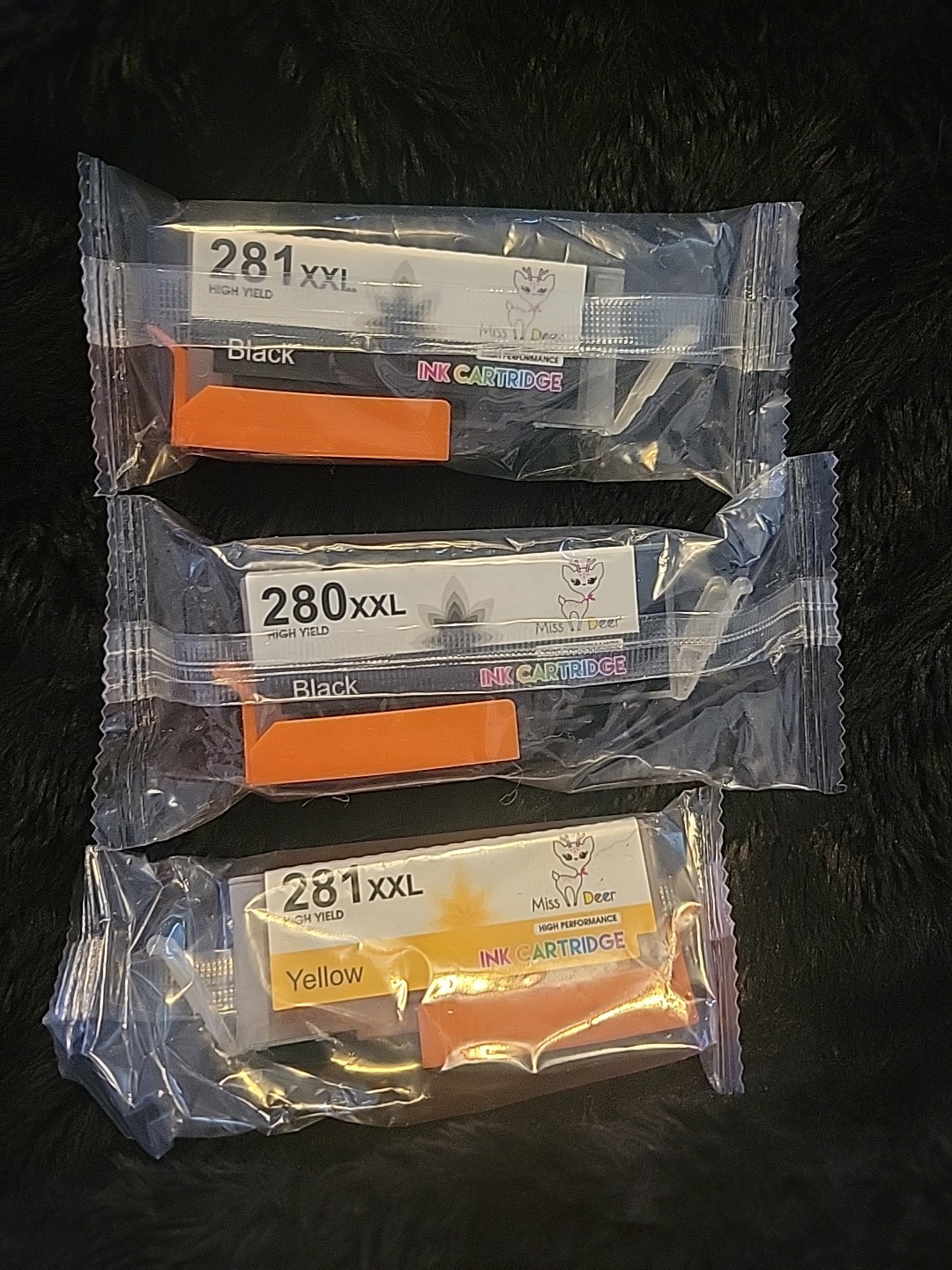 3 - Miss Deer Compatible Ink Cartridge Replacement for Canon 280 281 280XXL 281