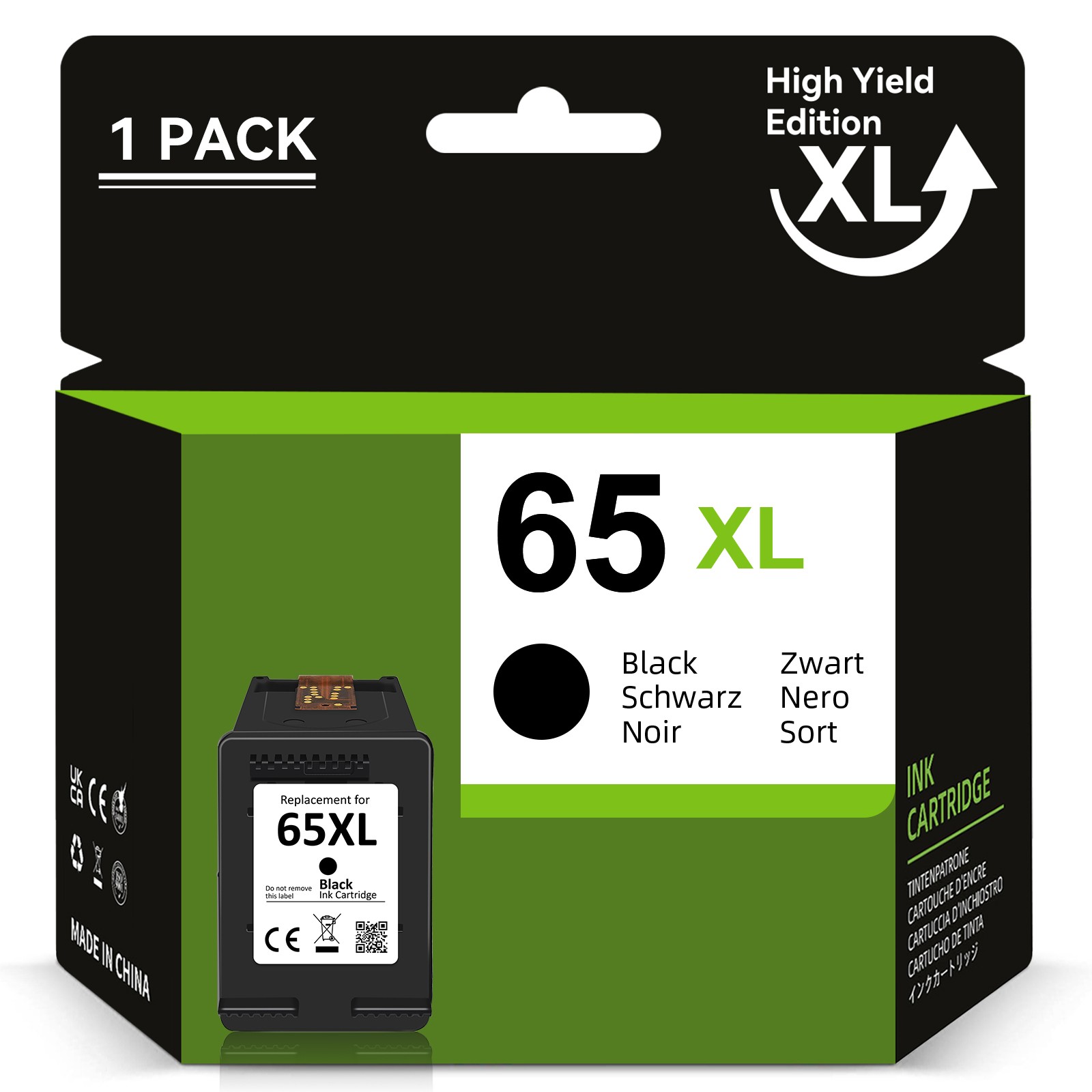 65-XL Ink Cartridges for HP 65XL Ink Deskjet 2600 2652 3755 ENVY 5010 5055 5058