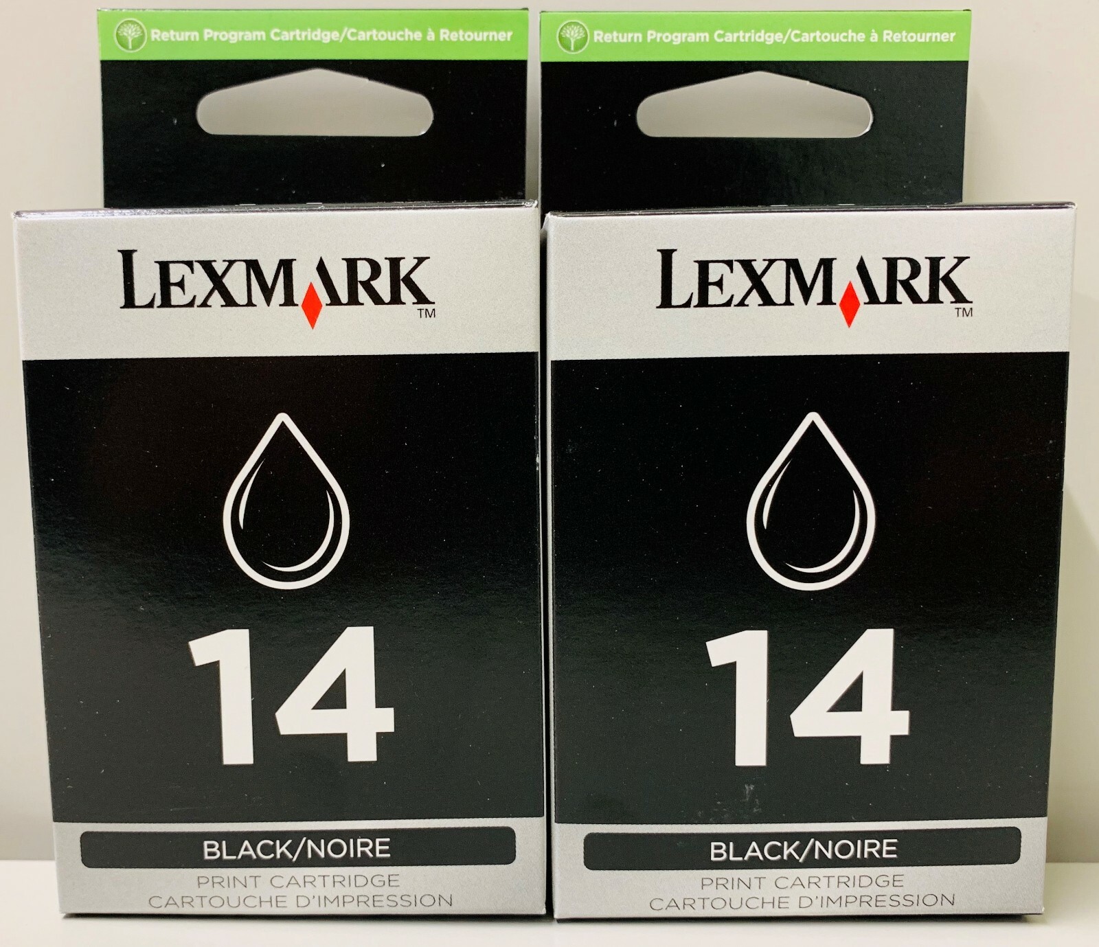 New Genuine Lexmark 14 2PK Ink Cartridges Box X Series X2600 Z Series Z2300