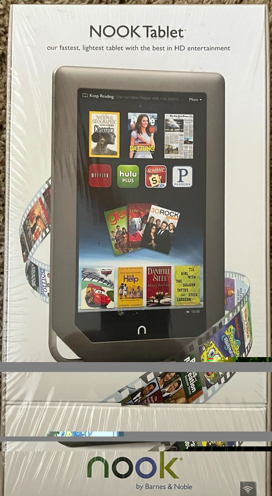Barnes & Noble NOOK Tablet 7 in 16GB Gray Dual Core Touchscreen MINT SEALED 