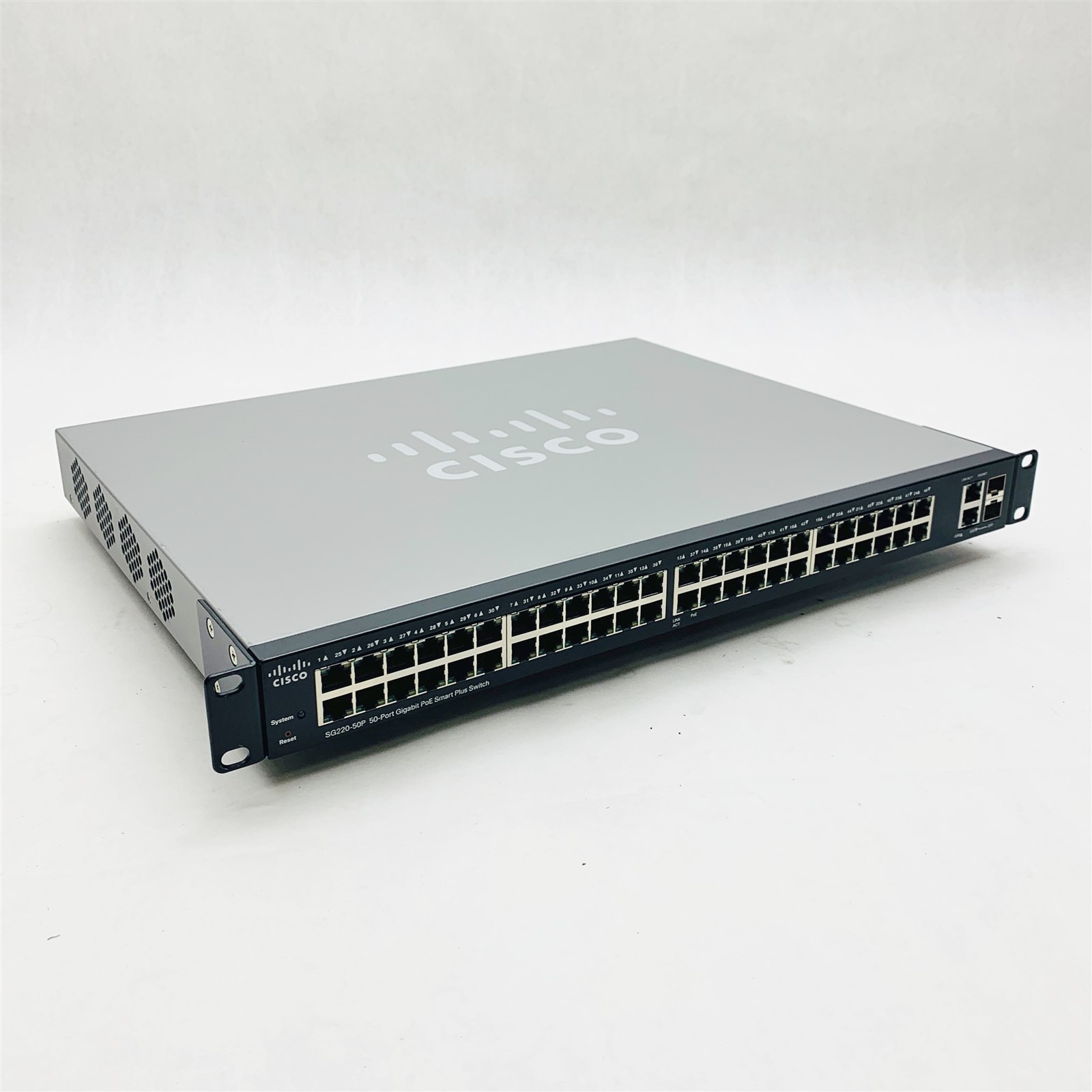 Cisco SG220-50P Gigabit PoE 50-Port Smart Network Ethernet Switch SG220-50P-K9