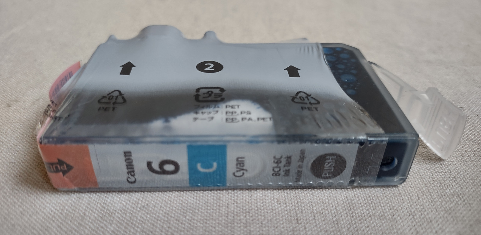 Genuine Canon BCI-6C Ink Cartridge (6 Cyan), NEW Open-box