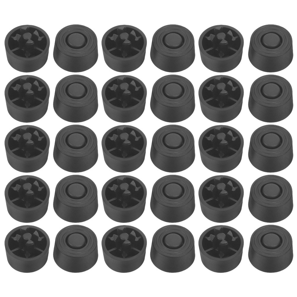 30Pcs Reusable Pc Tower Case Feet Push in Shock Absorbing Support Pads