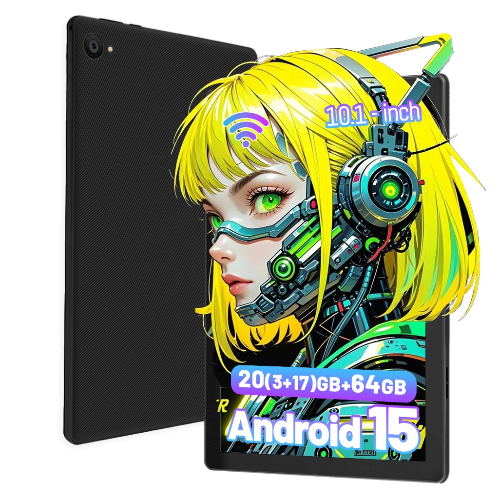 Tablet 10.1 inch 20GB ROM 64GB RAM WIFI 5G Android 15 Dual Camera Bluetooth NEW