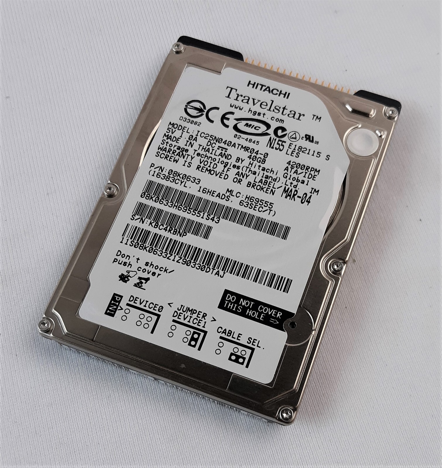 Hitachi 08K0633 Hard Drive