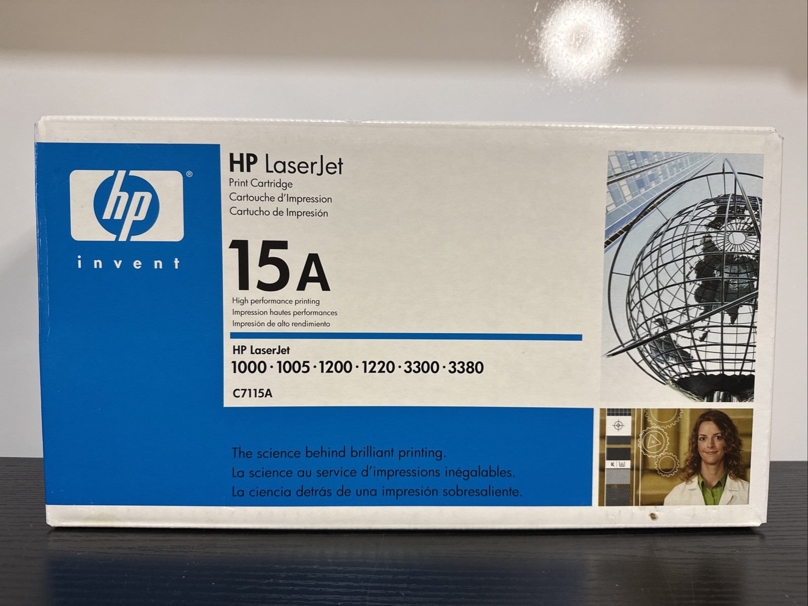 GENUINE HP 15A Black Toner Cartridge C7115A SEALED C