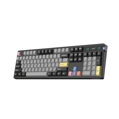 EPOMAKER TH108 PRO Full-Size Mechanical Keyboard with Screen and Knobs Wireless